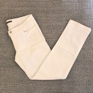 Joe’s jeans cigarette fit white jeans